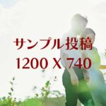 《見本》サンプル投稿（非公開なのでウェブ上には表示されません